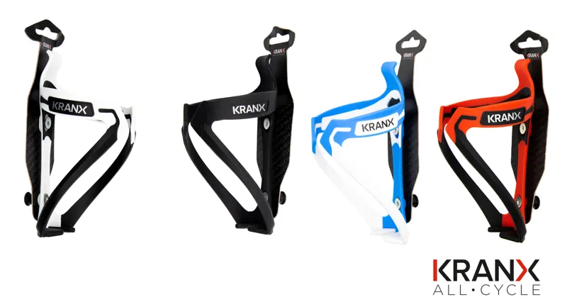 KranX Primo Bottle Cage - Black and Red
