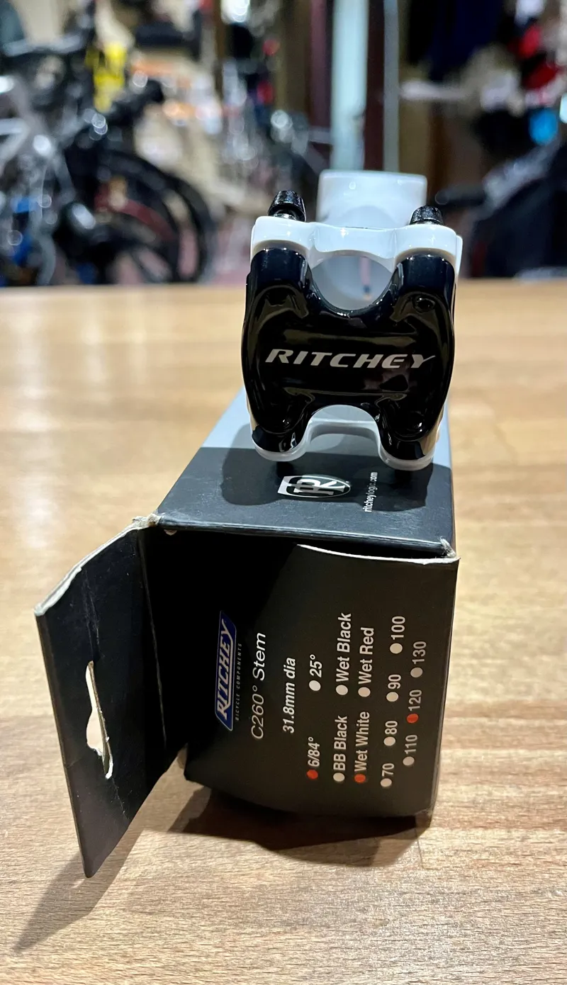 Ritchey WCS C260 stem 120mm wet white-2