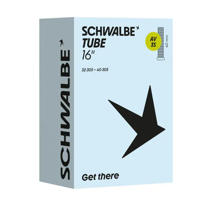 Schwalbe AV3 - 16 X 1.75 - 2.40 Tube - Schrader 40mm-1