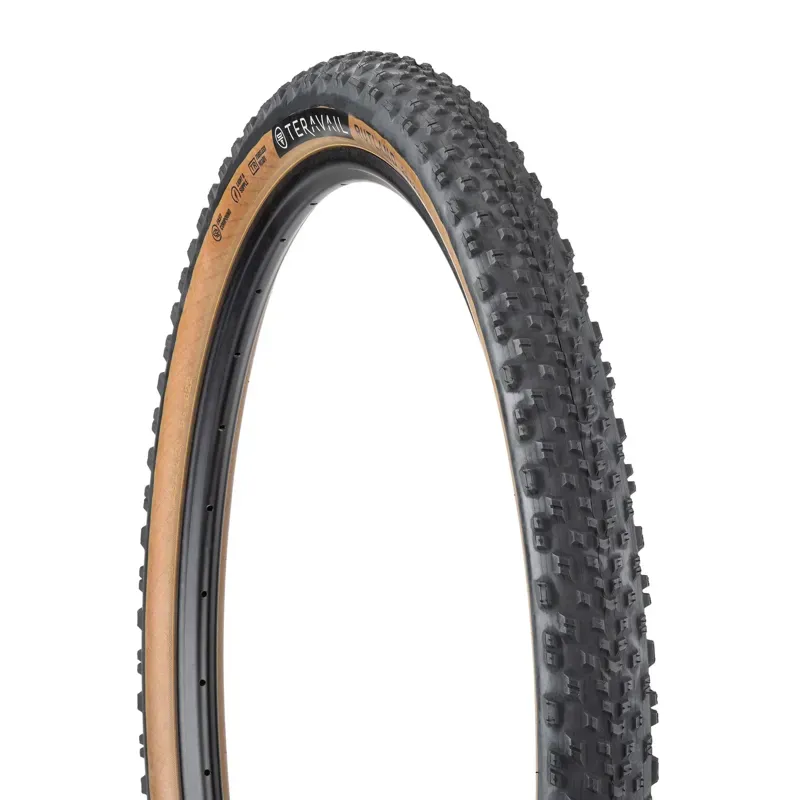 Teravail Rutland 700x38c L+S Tubeless Folding Tire in Black/Tan