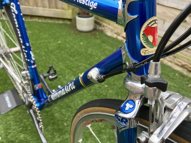 Tomassini 60th Anniversary Classic Frame and Bike in Blue-2