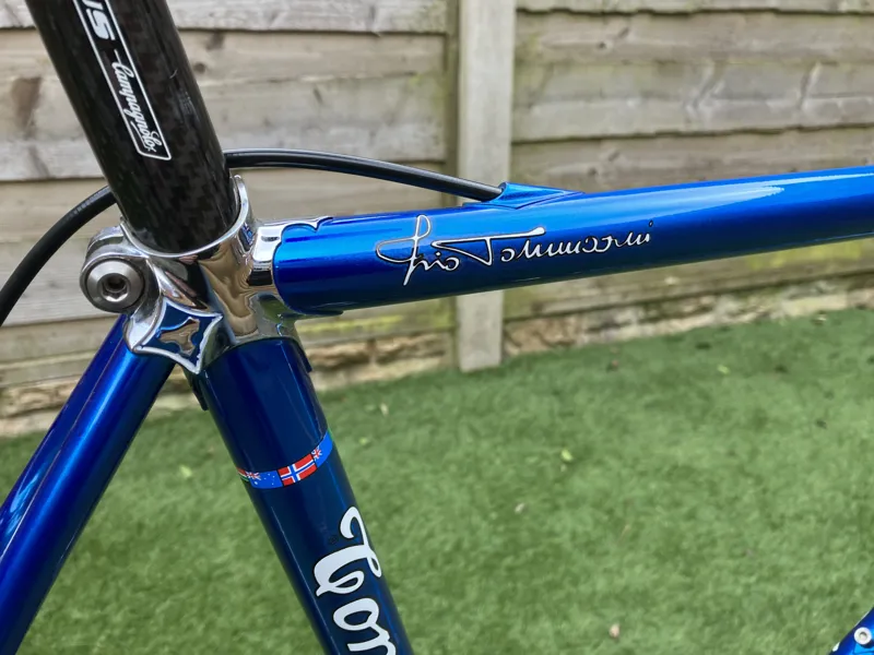 Tomassini 60th Anniversary Classic Frame and Bike in Blue-3