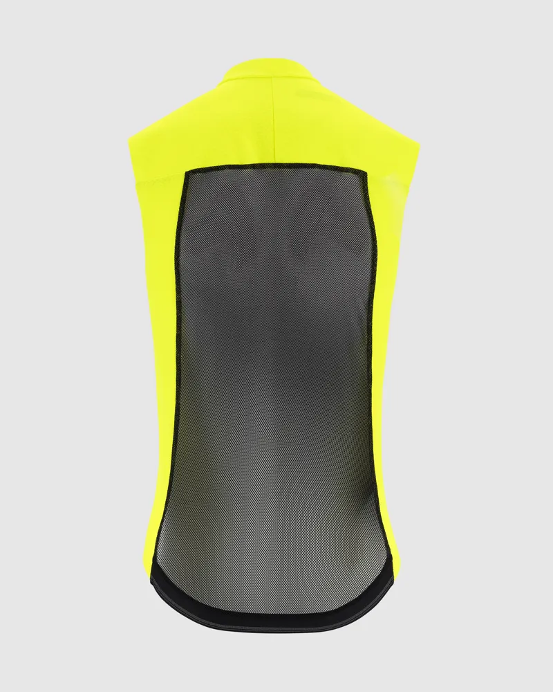 Assos Mille GTS Spring Fall Vest C2 in Large Fluorescent Yellow-3