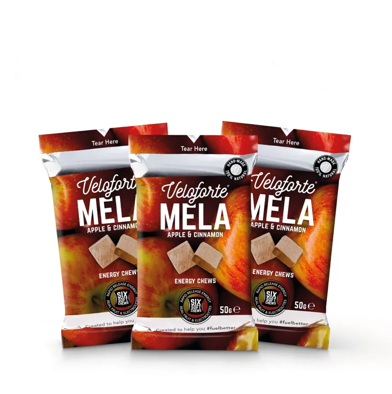 Veloforte Mela Natural Energy Chews in Apple and Cinnamon Flavour